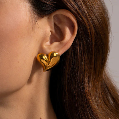 [Echo Fine]Dorothea Heart Earrings