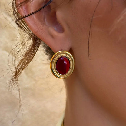 [Echo Fine]Fresca Gemstone Earrings