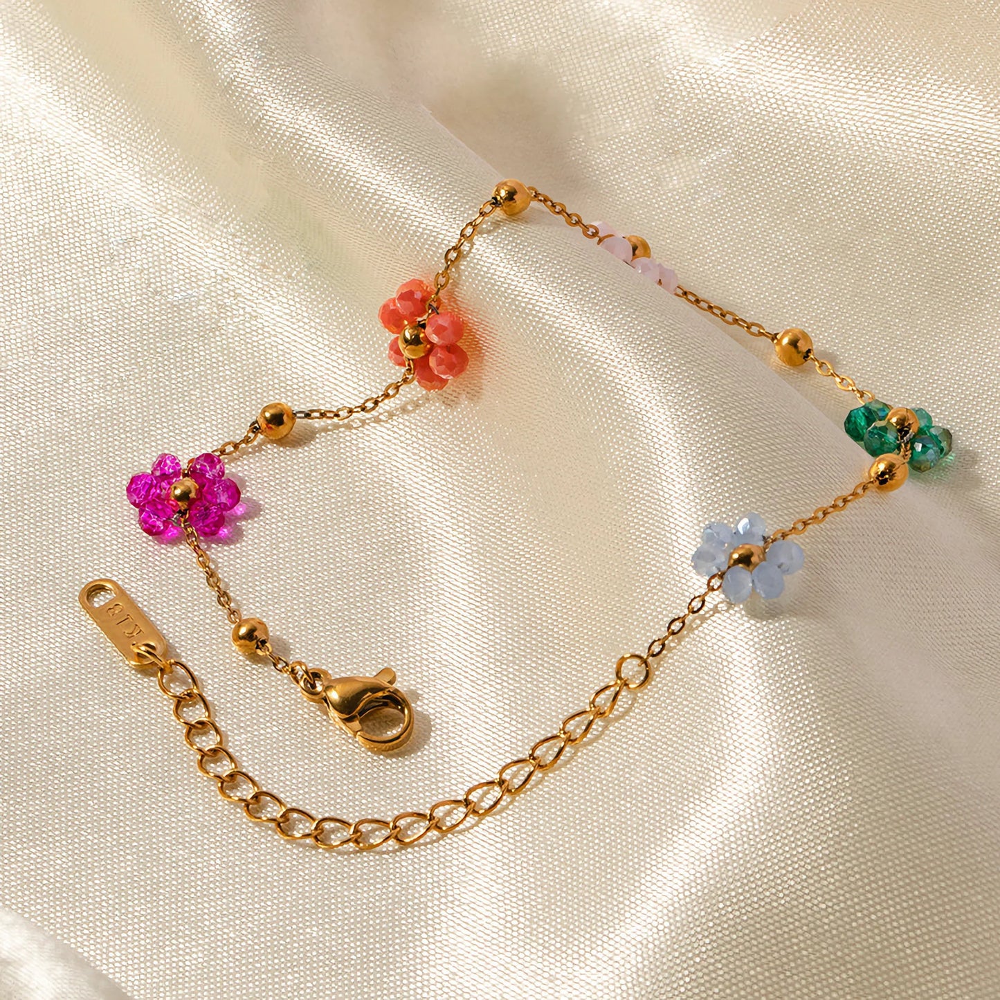 [Echo Fine]Azalea Floral Gold Bracelet