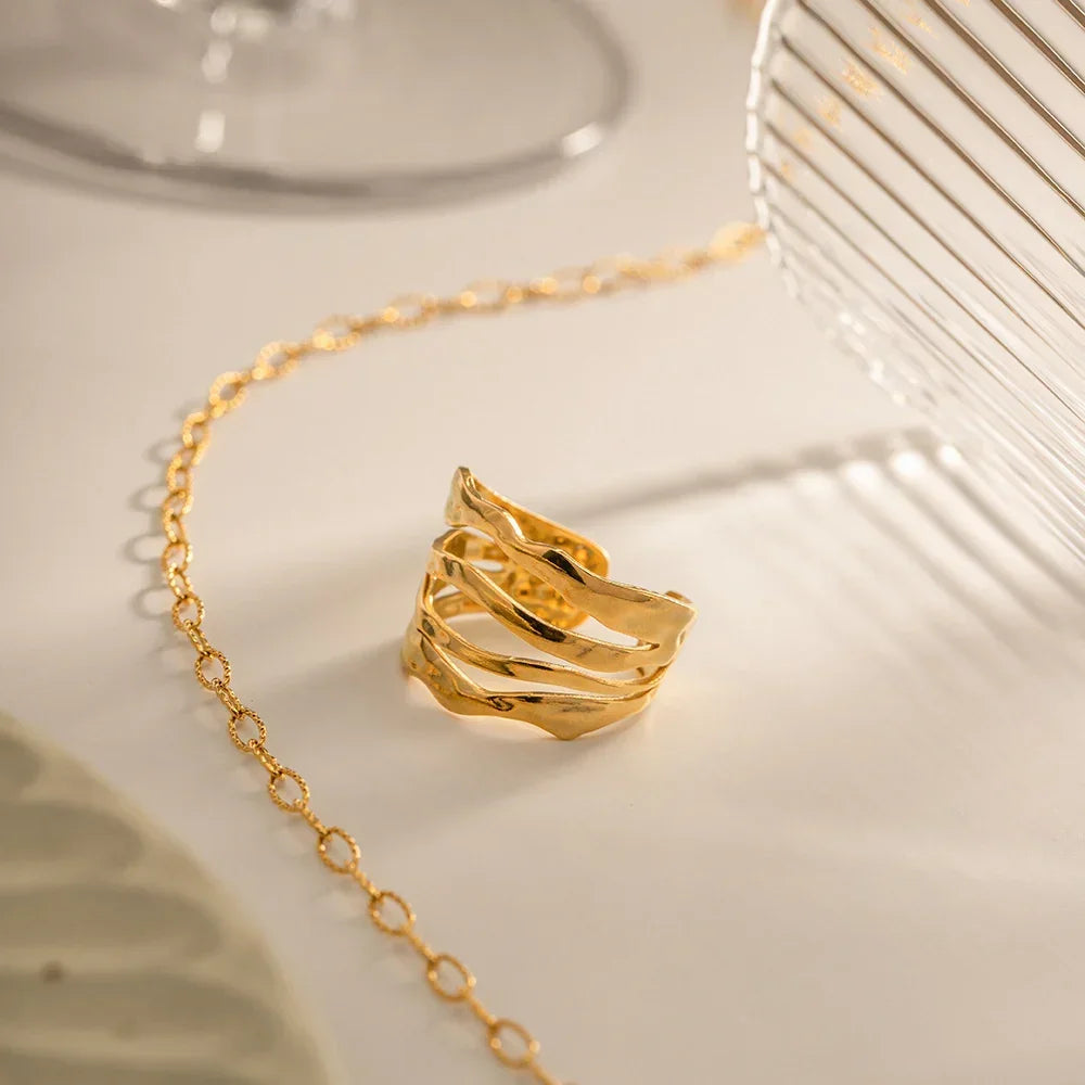 [Echo Fine]Cass Gold Ring