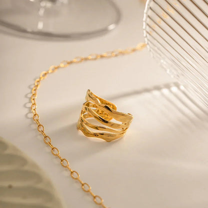 [Echo Fine]Cass Gold Ring
