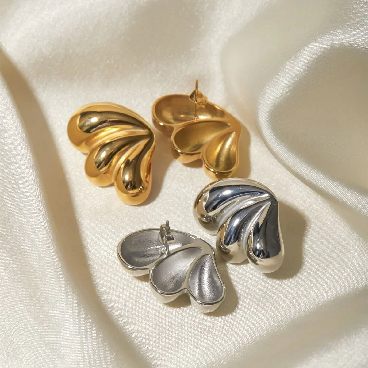 [Echo Fine]Liesel Gold Butterfly Earrings