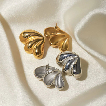 [Echo Fine]Liesel Gold Butterfly Earrings