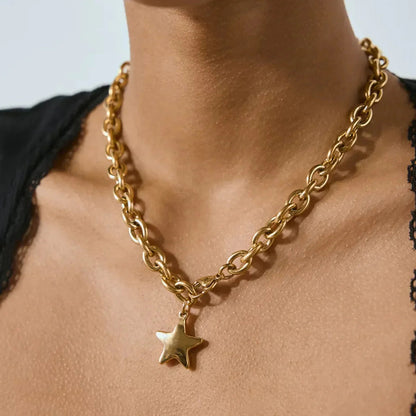 [Echo Fine]Stellaria Gold Star Pendant