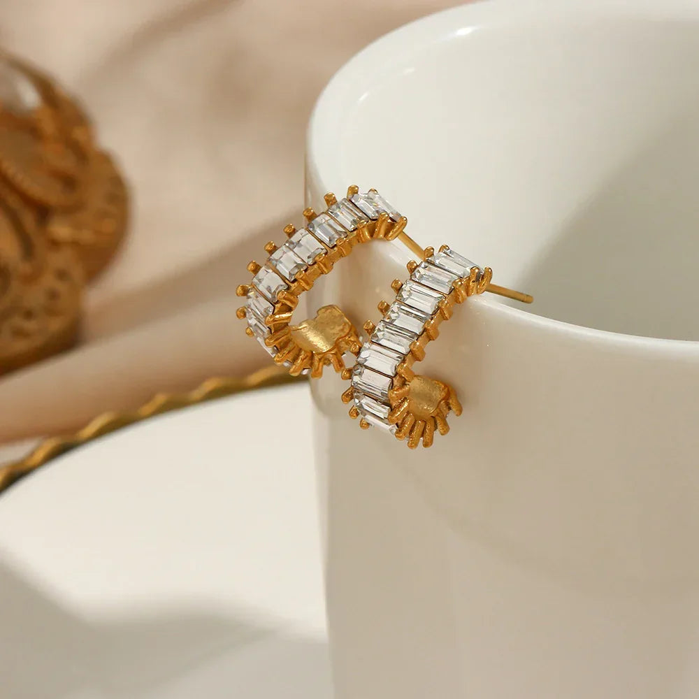 [Echo Fine]Agnes Diamond Earrings
