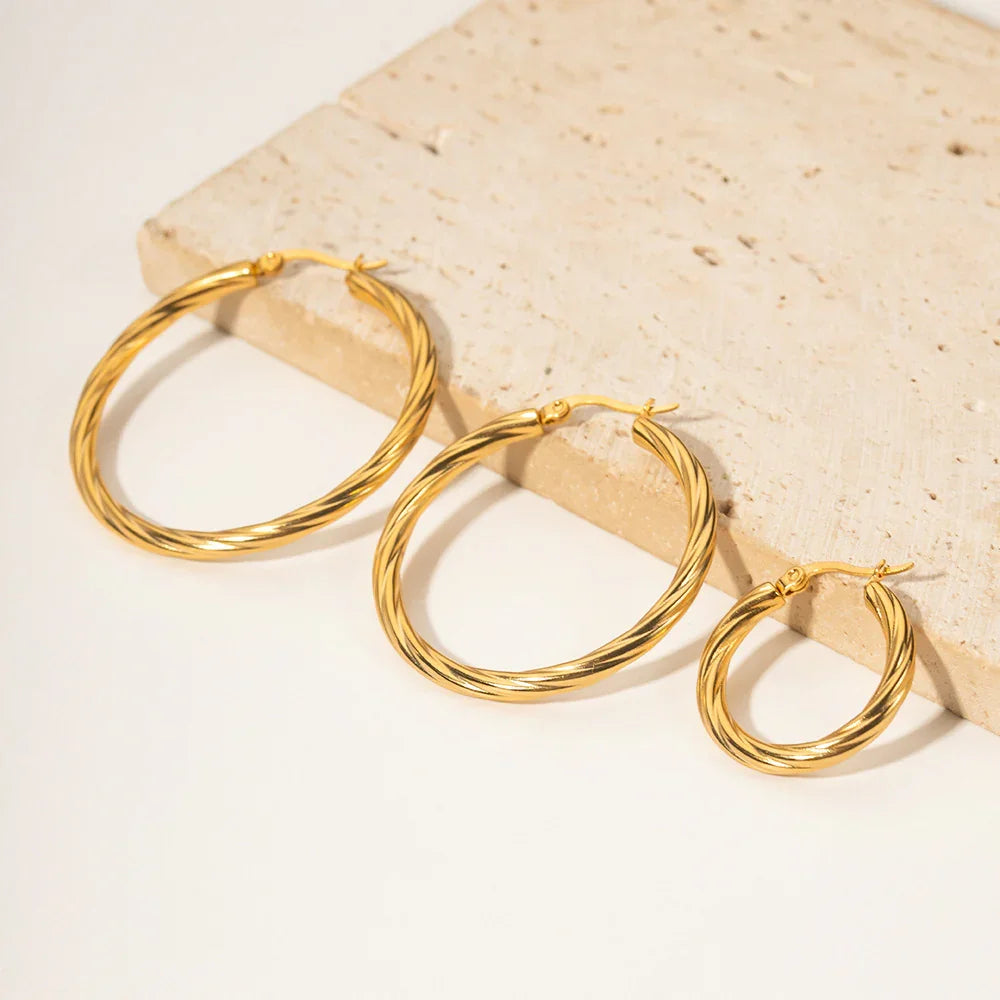 [Echo Fine]Zephy Hoop Earrings