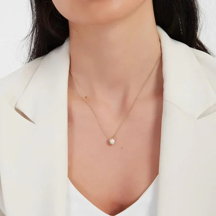 [Echo Fine]Nancy Freshwater Pearl Necklace