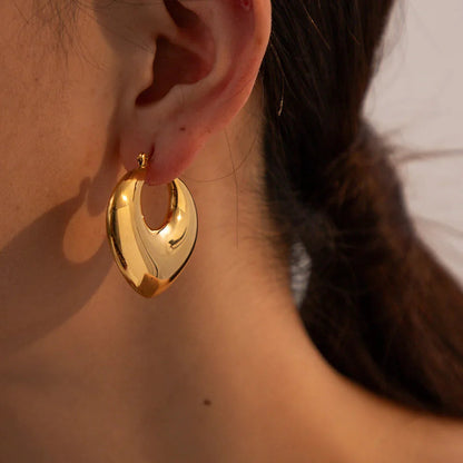 [Echo Fine]Fawn Gold Hoops