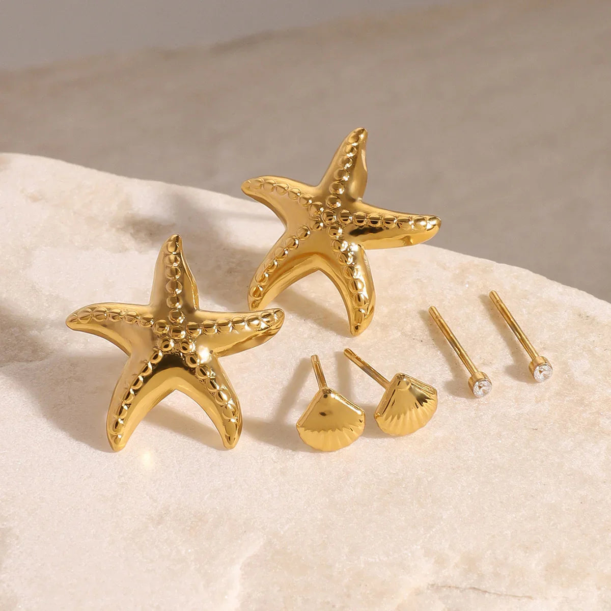 [Echo Fine]Arielle Ocean-Inspired Earring Bundle