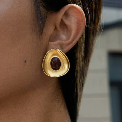 [Echo Fine]Orissa Gold Enamel Earrings
