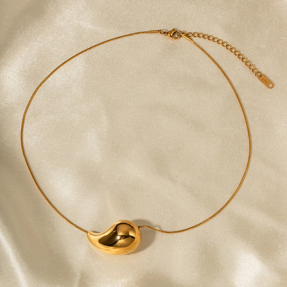 [Echo Fine]Sandra Drop Necklace