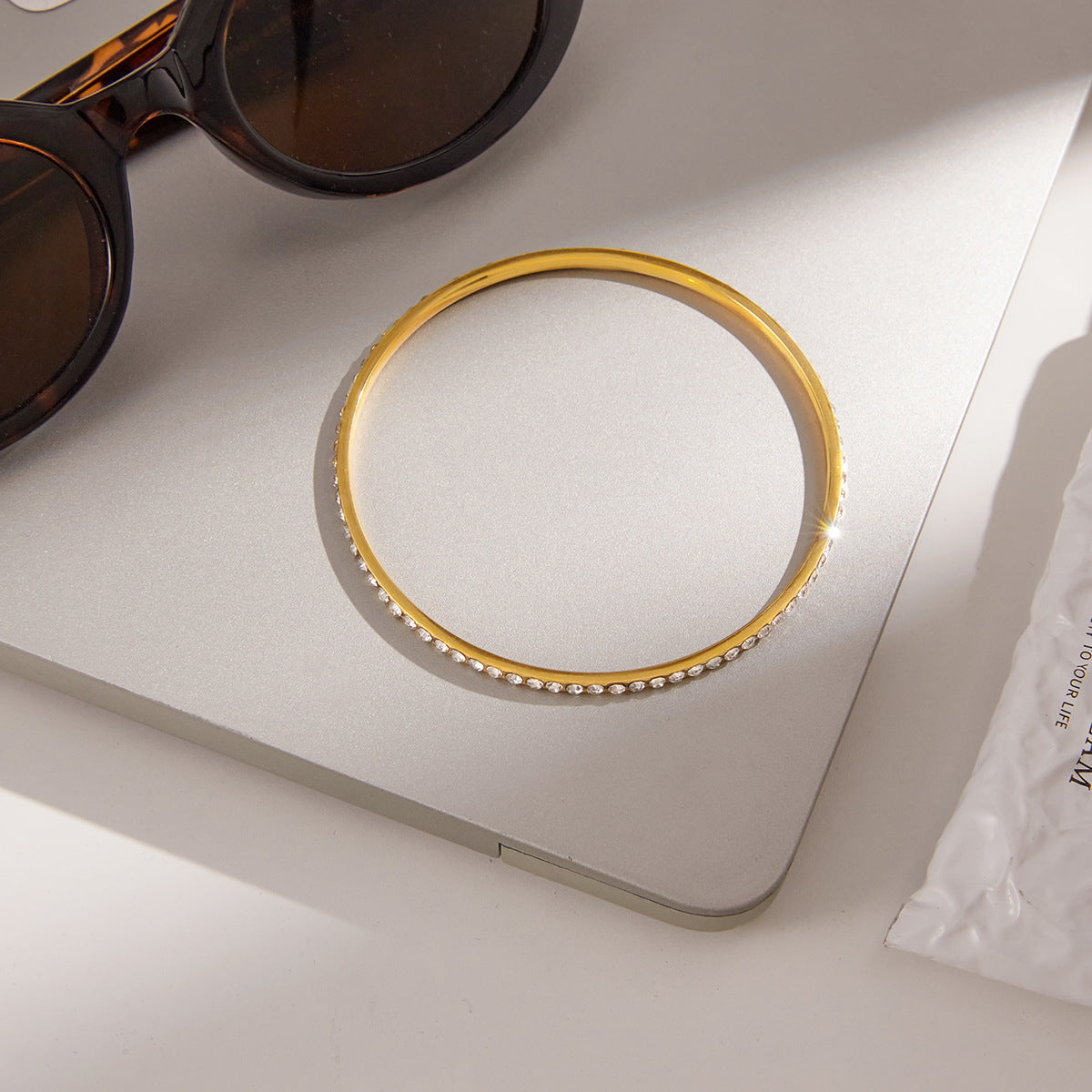 [Echo Fine]Kalista Diamond Gold Bangle