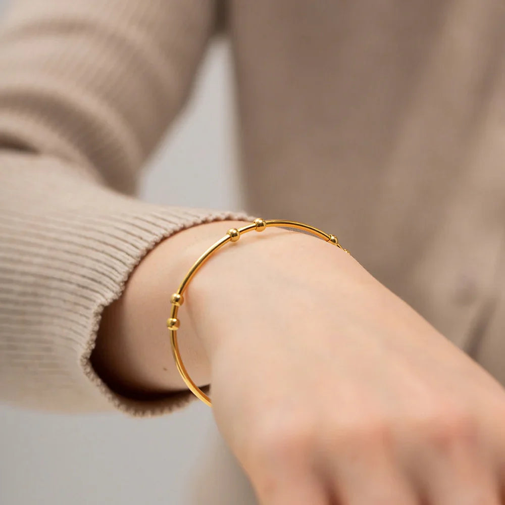 [Echo Fine]Alora Gold Bangle