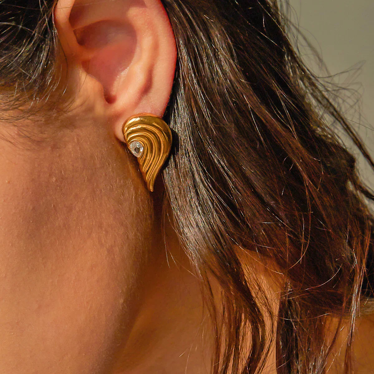 [Echo Fine]Thalia Gold Earrings