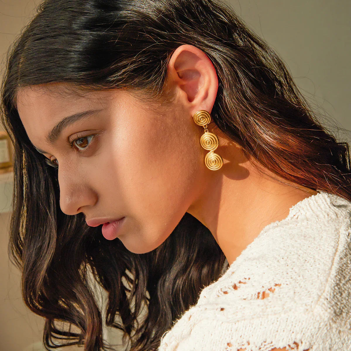 [Echo Fine]Marielle Gold Earrings