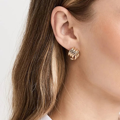 [Echo Fine]Avalon Gold Earrings