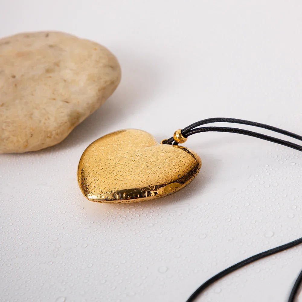 [Echo Fine]Ophelia Gold Heart Necklace