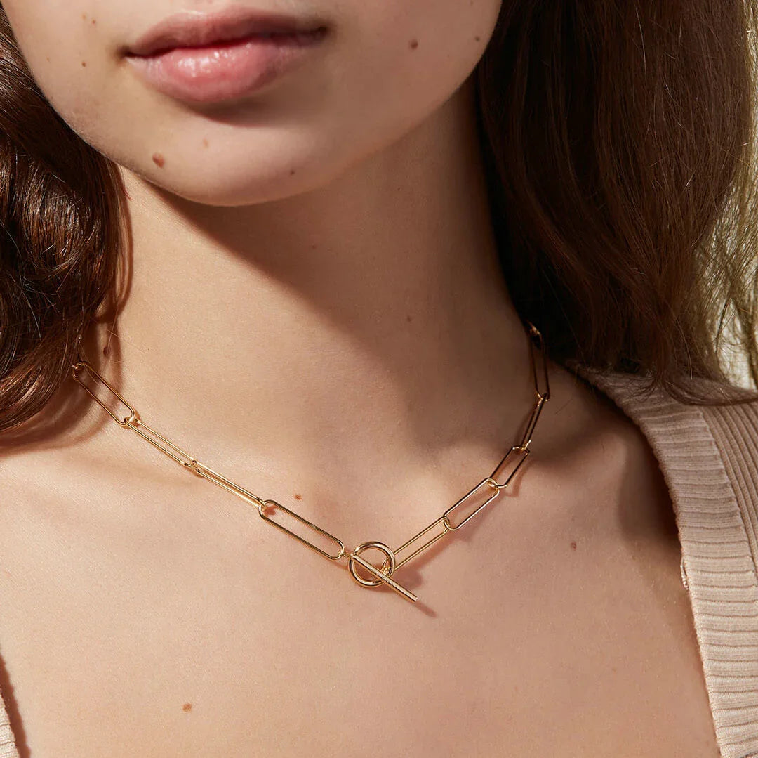 [Echo Fine]Joyce Gold Necklace