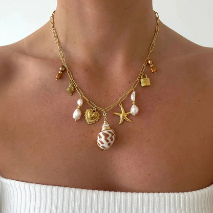[Echo Fine]Pacific Freshwater Pearl Necklace