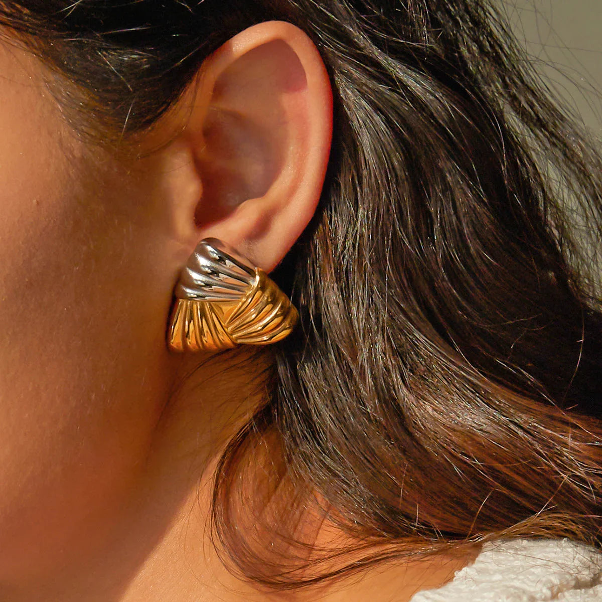 [Echo Fine]Brigitte Gold Earrings