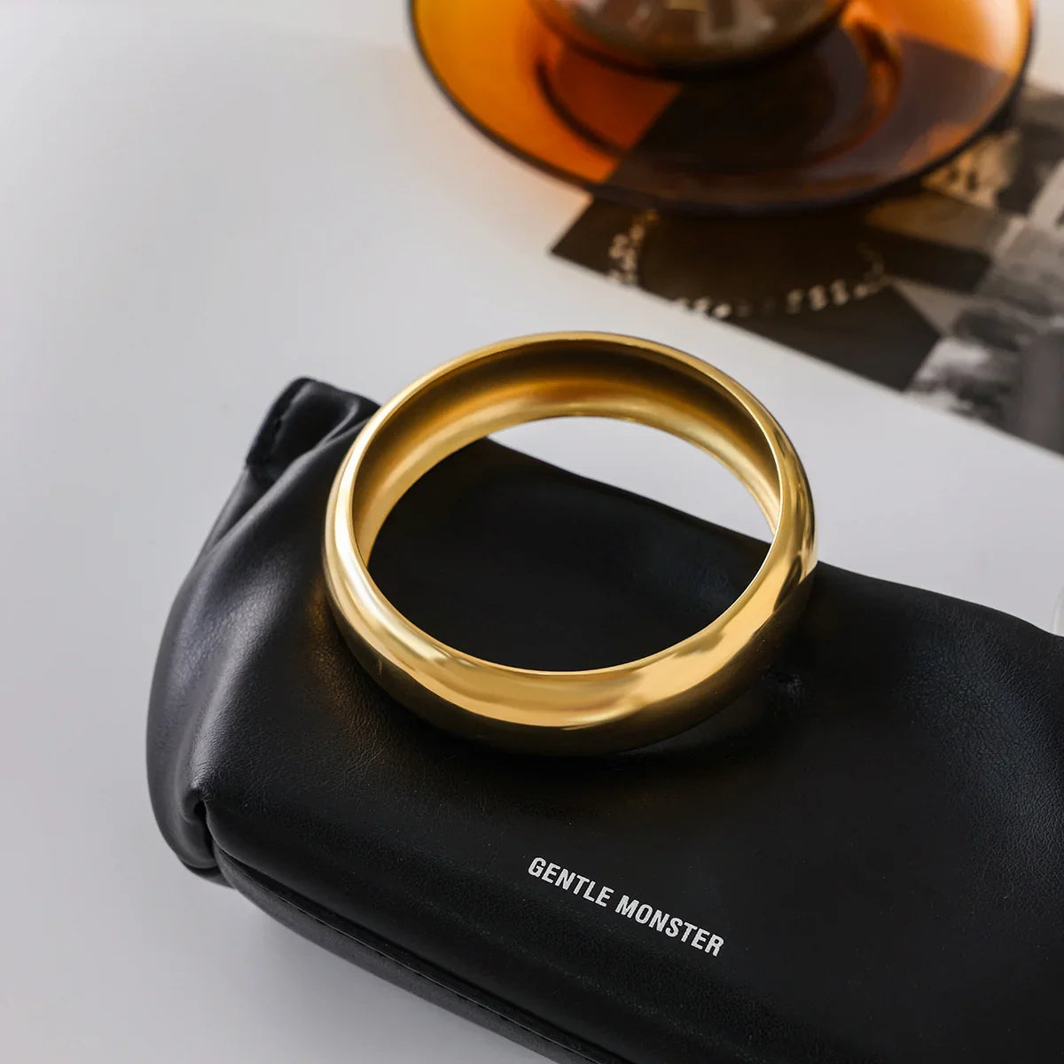 [Echo Fine]Maelis Smooth Gold Bangle
