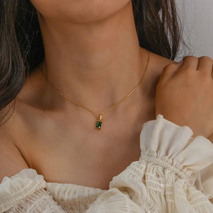 [Echo Fine]Emi Green Necklace