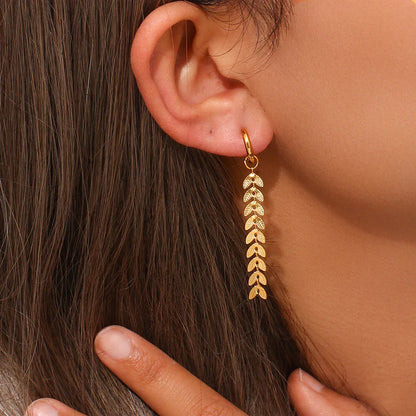 [Echo Fine]Faith Fishtail Earrings