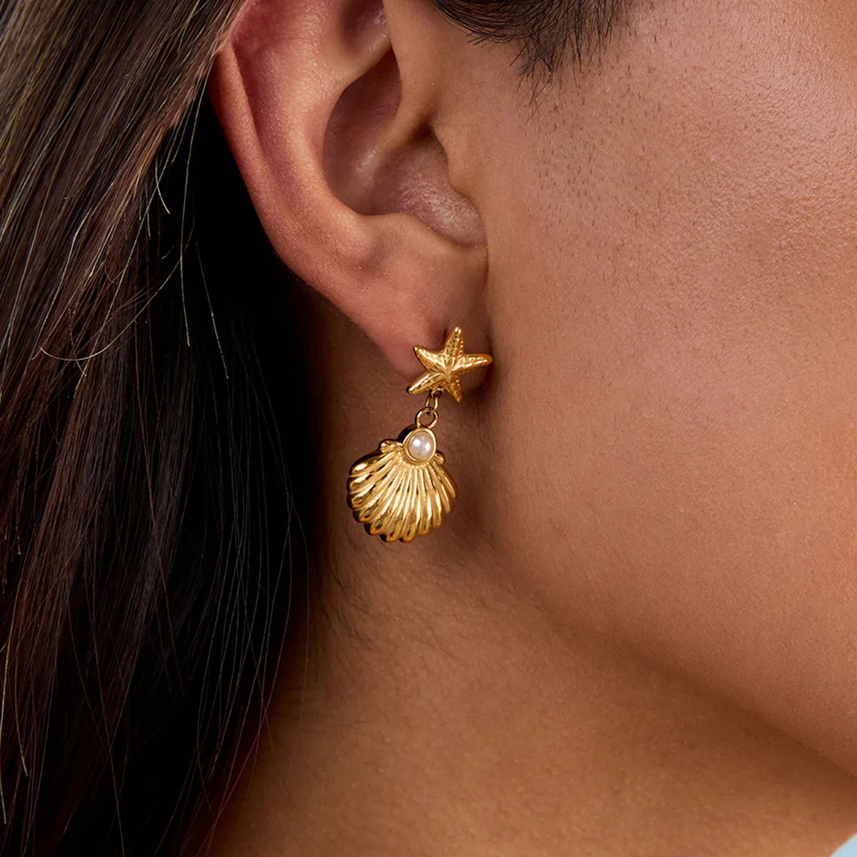 [Echo Fine]Bernadette Freshwater Pearl Earrings