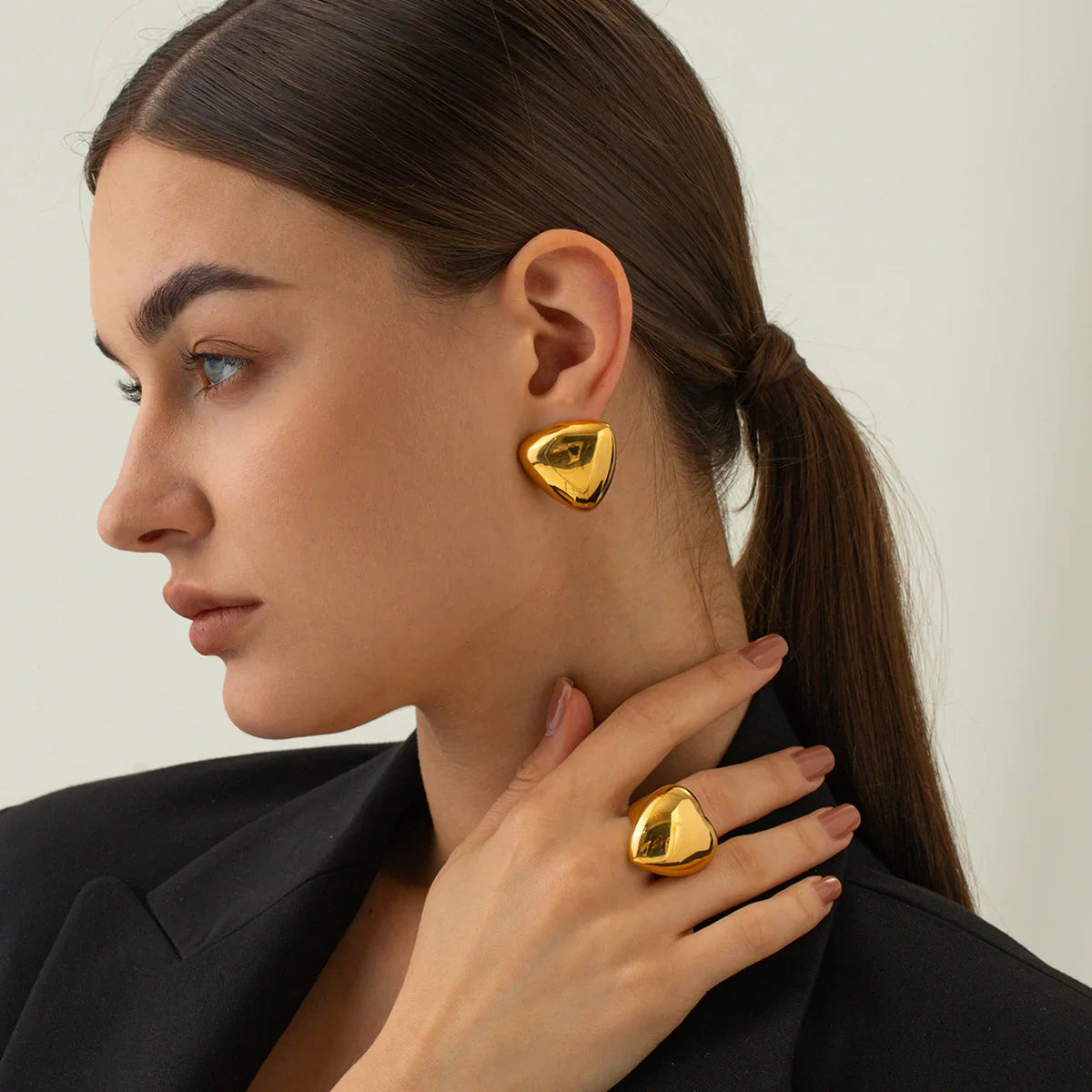 [Echo Fine]Reagan Gold Earrings