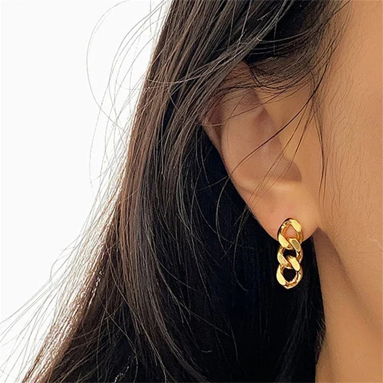 [Echo Fine]Giselle Gold Chain Earring