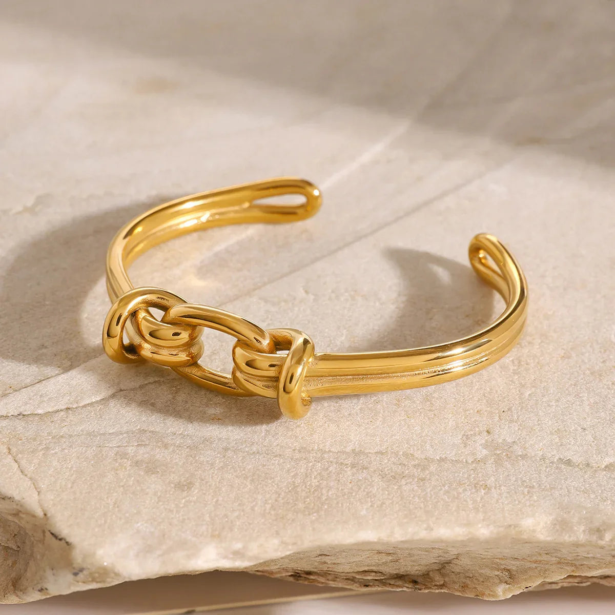 [Echo Fine]Luce Gold Knot Bangle