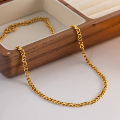 [Echo Fine]Avana Gold Chain Necklace