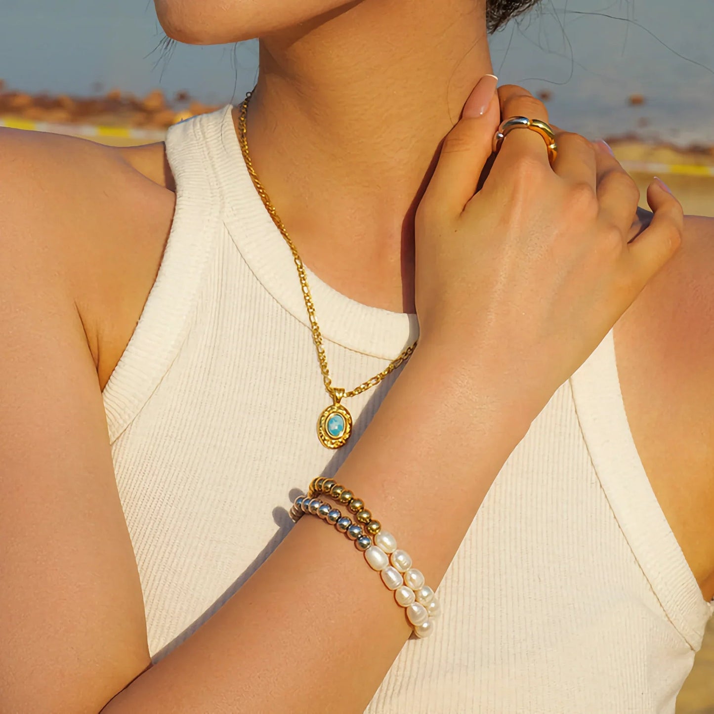 [Echo Fine]Margaux Freshwater Pearl Bracelet