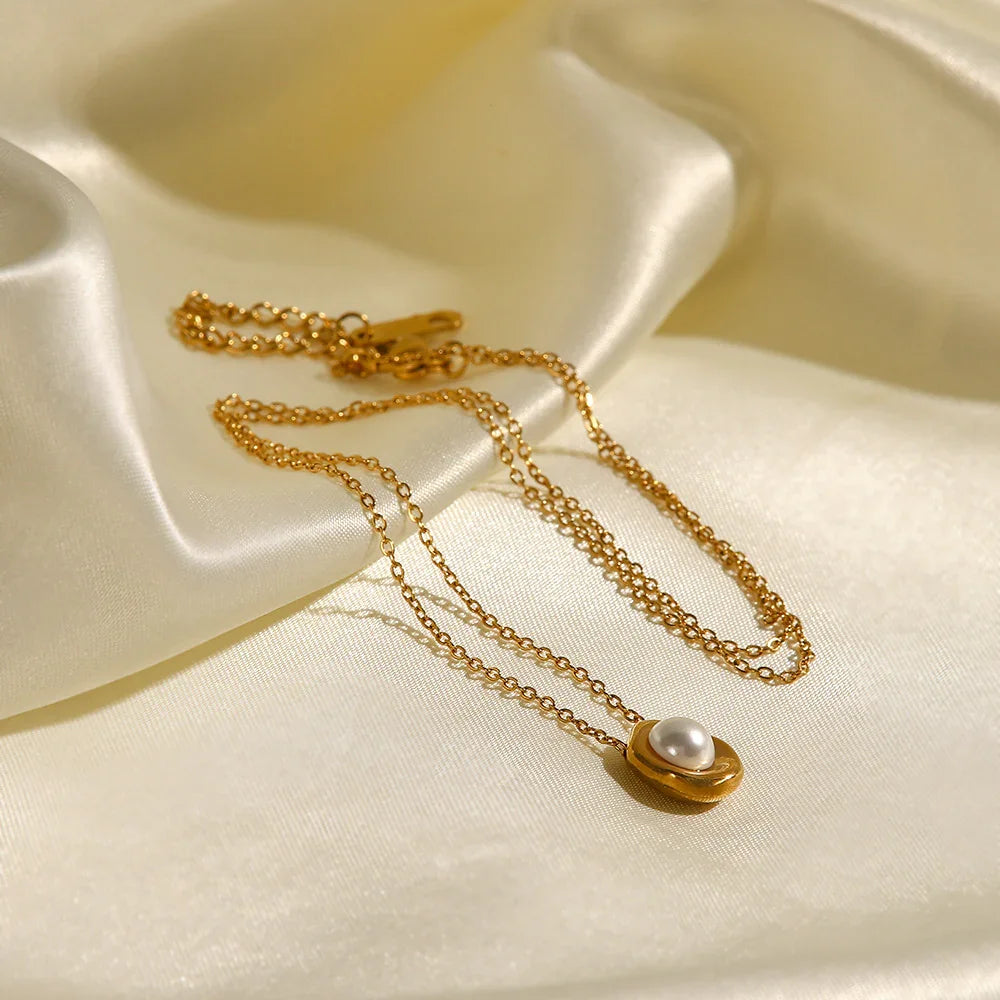 [Echo Fine]Nancy Freshwater Pearl Necklace