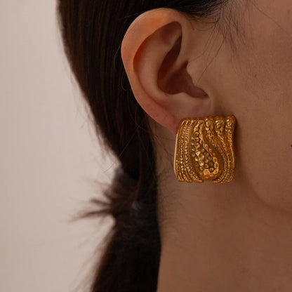 [Echo Fine]Marigold Gold Earrings