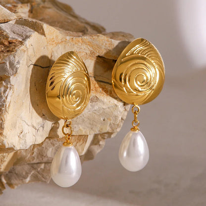 [Echo Fine]Eleonora Freshwater Pearl Earrings