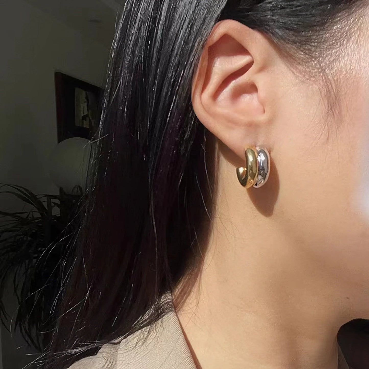 [Echo Fine]Henrietta Gold Earrings