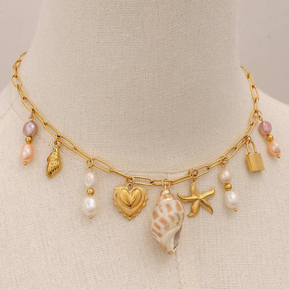 [Echo Fine]Pacific Freshwater Pearl Necklace