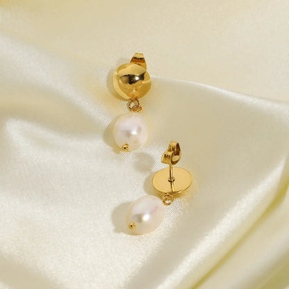 [Echo Fine]Cornelia Freshwater Pearl Earrings