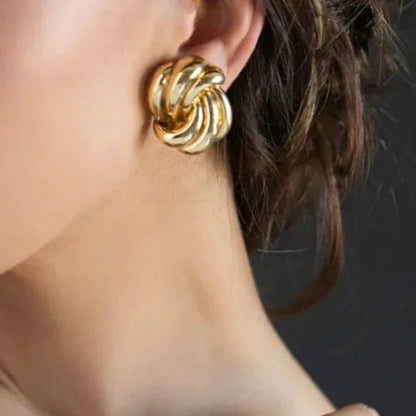 [Echo Fine]Floriana Gold Earrings