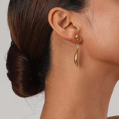[Echo Fine]Aspen Gold Earrings
