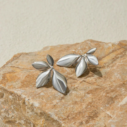 [Echo Fine]Velle Gold Petal Earrings