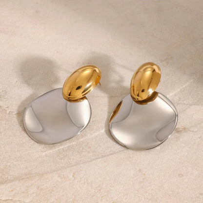 [Echo Fine]Destiny Chunky Gold Drop Earrings