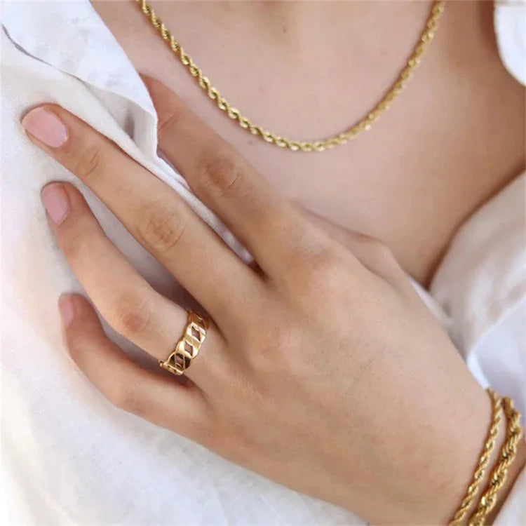 [Echo Fine]Leah Gold Ring
