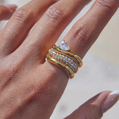 [Echo Fine]Noemi Curated Ring Stack Collection