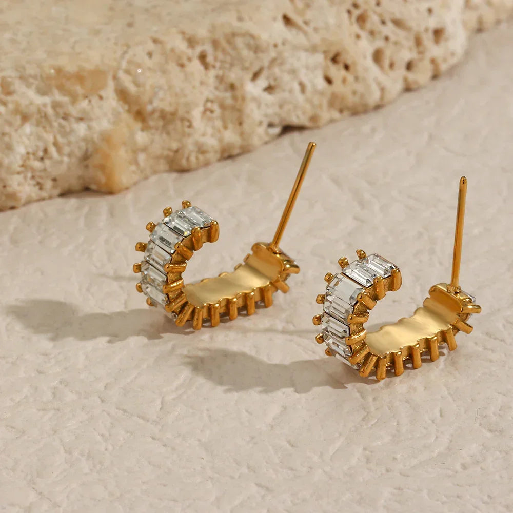 [Echo Fine]Agnes Diamond Earrings