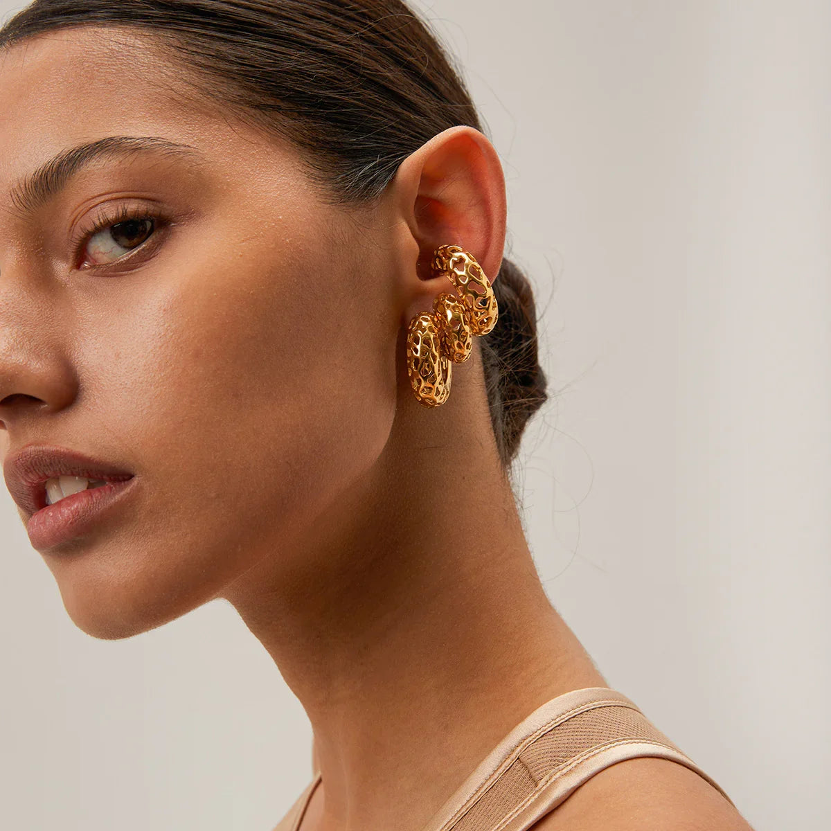 [Echo Fine]Alma Gold Earrings