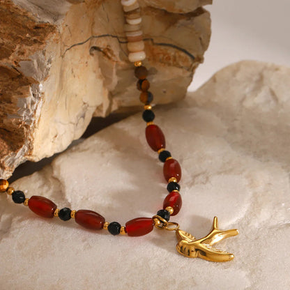 [Echo Fine]Sierra Tiger Eye Beads Necklace