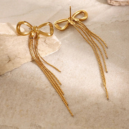 [Echo Fine]Yvette Bow Earrings