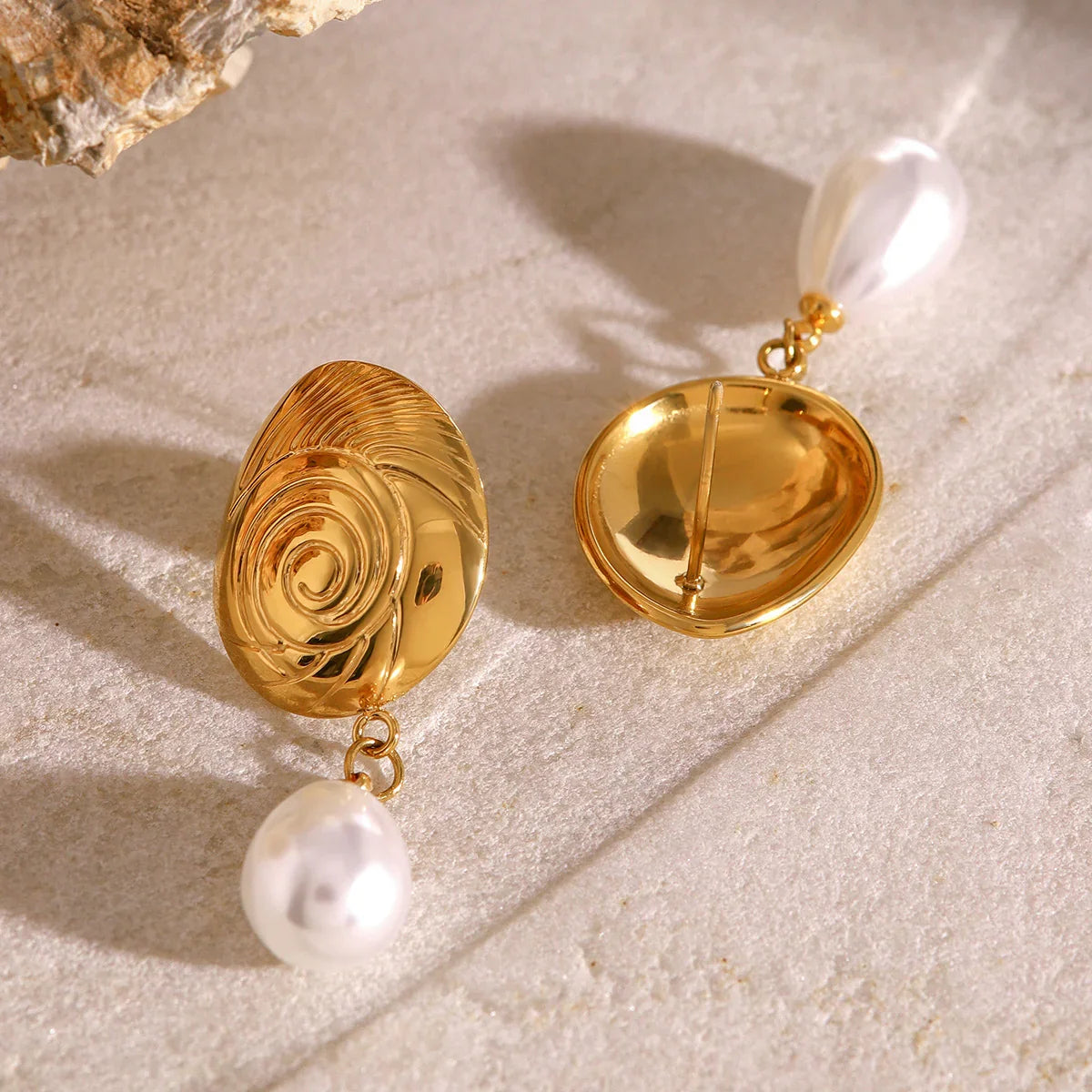 [Echo Fine]Eleonora Freshwater Pearl Earrings